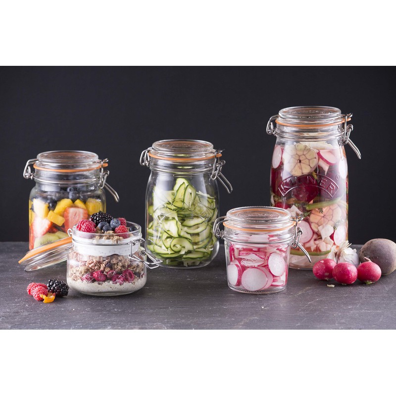 Kilner 1.5 Litre Round Glass Clip Top Jar