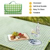 Myluatye Picnic Blanket 150 x 200 cm, Checked Picnic Blanket,