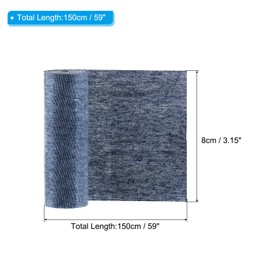 PATIKIL Iron on Patches 3.15" x 60", Iron-on Denim Repair Fabric Patch for Jean Pants Knees Elbow Clothing Repairing Inside and Outside Decorating, Blue