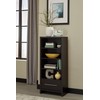 ClosetMaid 1661 Media Storage Tower Bookcase with Drawer, Black Walnut