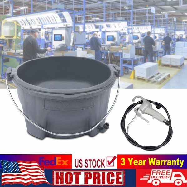 Unbranded Handheld Oiler Bucket Oil Gun Kit Lubricator of Pipe