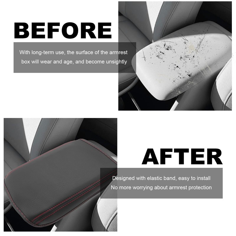 YEE PIN Armrest Cover Compatible with Hyundai Kona SX2 2024