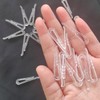 200 Pcs Garment Shirt Folding Clips with Teeth, U Shape