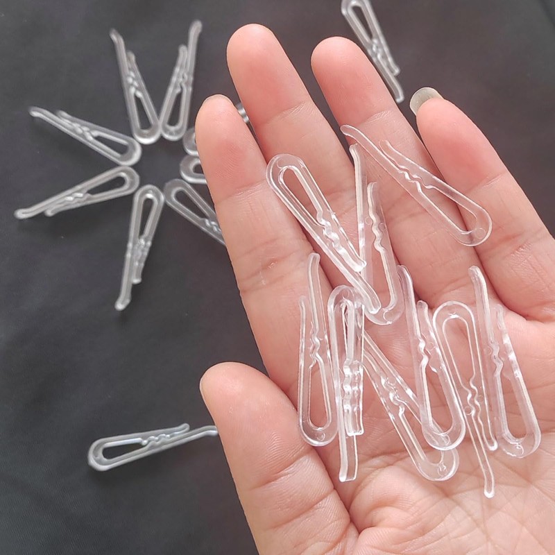 200 Pcs Garment Shirt Folding Clips with Teeth, U Shape