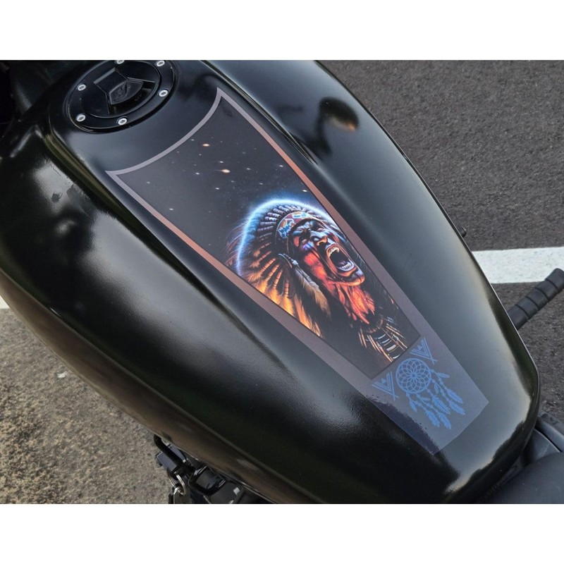 Indian Scout - Motorcycle Tank Decals - 3pc Set -