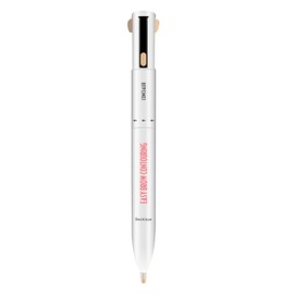 4-in-1 Eyebrow Contour Pen Waterproof Defining High Eye Brow Eyebrow Pencil Natural Brows Makeup Cosmetic Tool QIUNI
