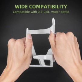 ROCKBROS Bike Water Bottle Holder Lightweight Bottle Cage Slide Entry Bicycle Cup Holder Adjustable Drink Holder Rack for MTB Road Bike