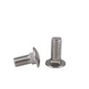 Set of 4 Square Carriage Bolts Stainless Steel M12 x