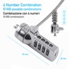 150cm Steel Anti-Theft Combination Combination Lock Compatible with Kensington Standard