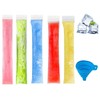 200 Pcs Ice Packs and 1 Funnel, DIY Mold with