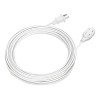 Multicontacto de 3 tomas Adir 974 color blanco largo del