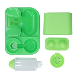 2 in 1 Automatic Pet Feeder and Water Dispenser Large Capacity Dry Wet Split Detachable Cat Gravity Food and Water Dispenser Set