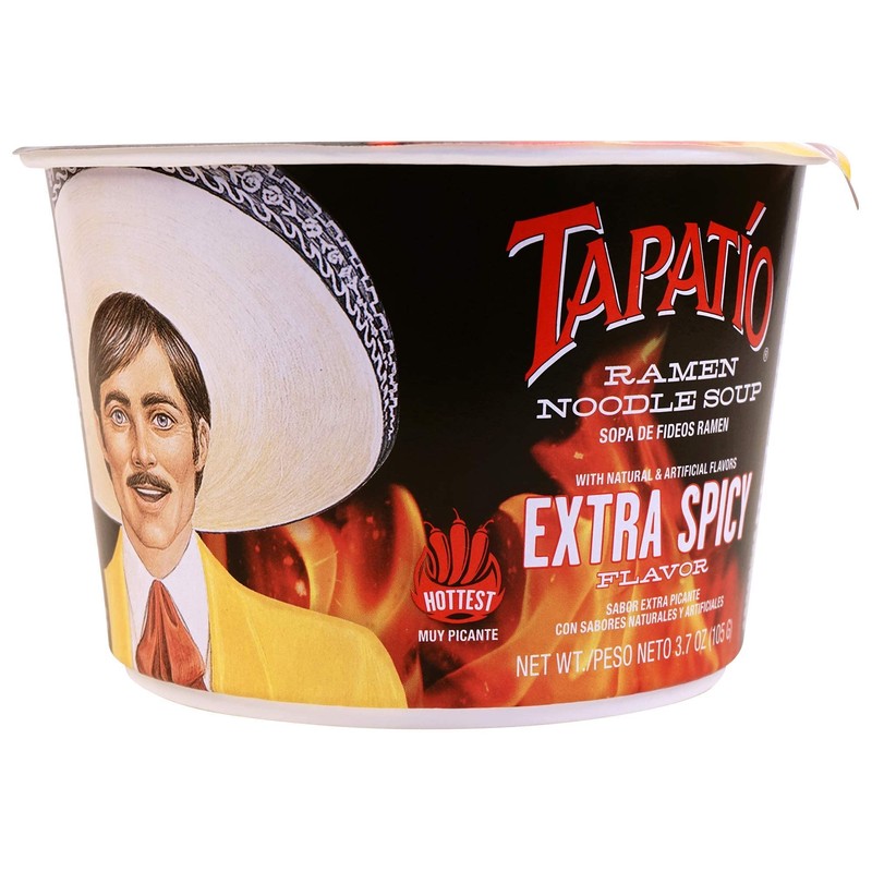 Tapatio Ramen Noodle Bowl 105g, Extra Spicy Flavor (Bulk Case