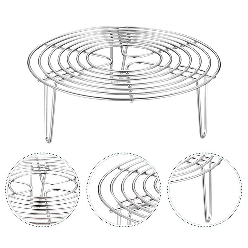 Round Steamer Rack and Cooling Rack,Stainless Steel Pot Trivet, Wire