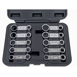 Apex Tool Company 3/8" Drive 10 Piece Metric Torque Adapter Set 10mm-19mm