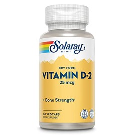 SOLARAY Dry D-2, Veg Cap (Btl-Plastic) 1000IU | 60ct