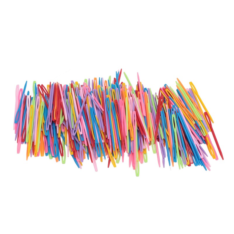 1000PCS Large Eye Plastic Sewing Needles Yarn Needles Weaving Needles