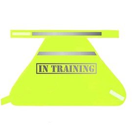 in Training High Visability Hi Vis Neon Yellow Reflective Safety Dog Vest for Night (Small)