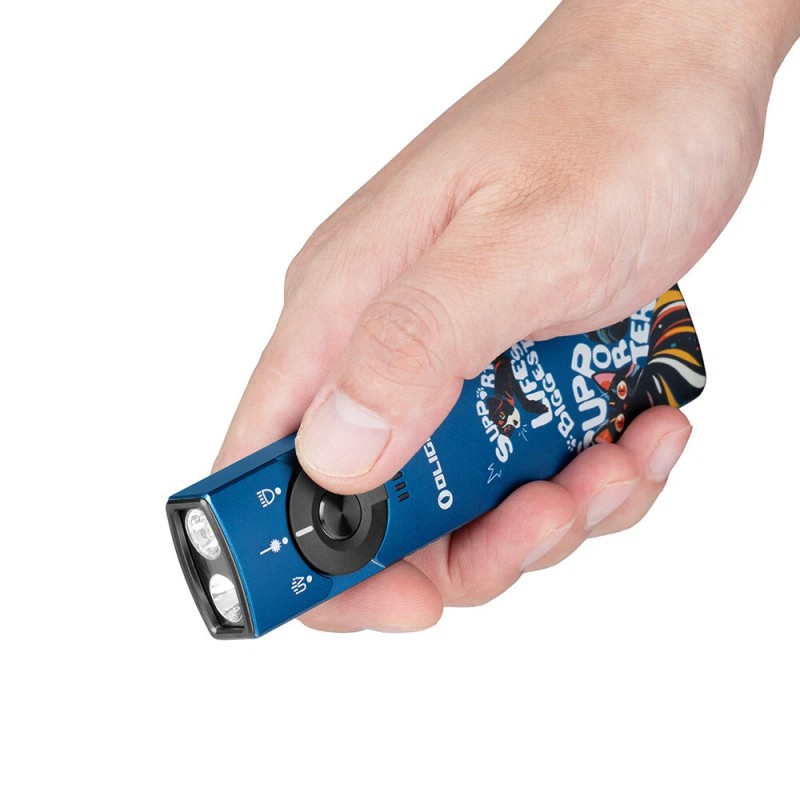 Olight Arkfeld Pro Paw Edition CW LED Light/Green Beam/UV, 1300