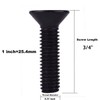 VAMUOEFL 5/16-18 x 3/4" Flat Countersunk Head Screws Socket Cap
