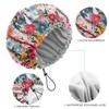 BHAHB 2 PCS Shower Cap Waterproof Double Layer Elastic Adjustable