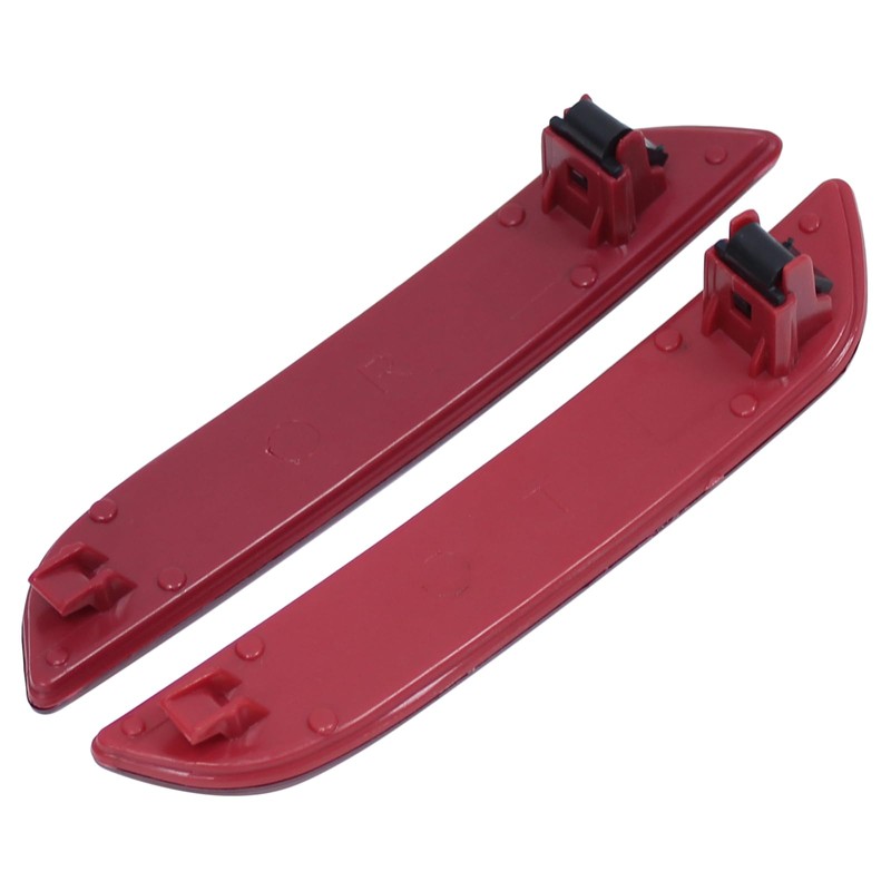 Rear Reflector Rear Light Cover Bumper Rear Bumper Trim Red