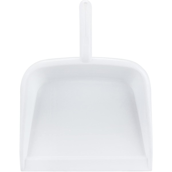 SPARTA Large Handheld Dustpan with Hanging Hole, Heavy-Duty Plastic Dustpan
