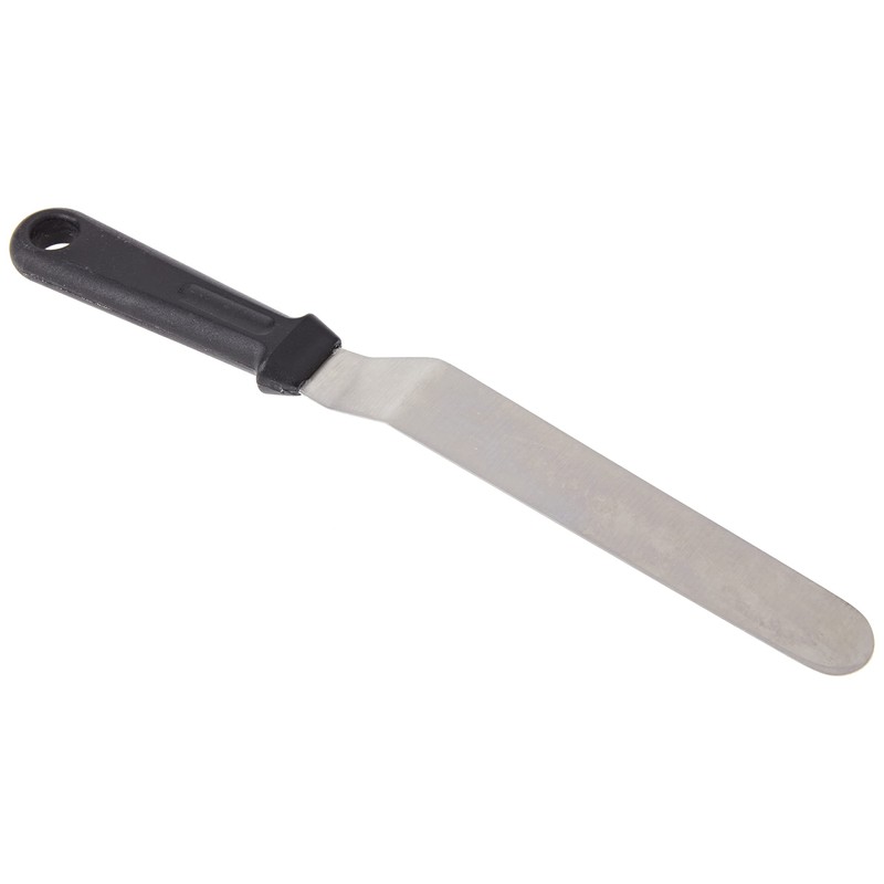 Lacor-60467-ST.STEEL BOWED LONG SPATULA 20 CMS.