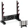 Barydat 4 Tier Katana Sword Stand with Cutout Design