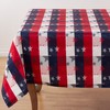 Occasion Gallery Red White and Blue Checkered with Stars Cotton/Polyester