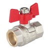 zencQ Ball Valve with Screw Connection 1 Inch FF, Brass