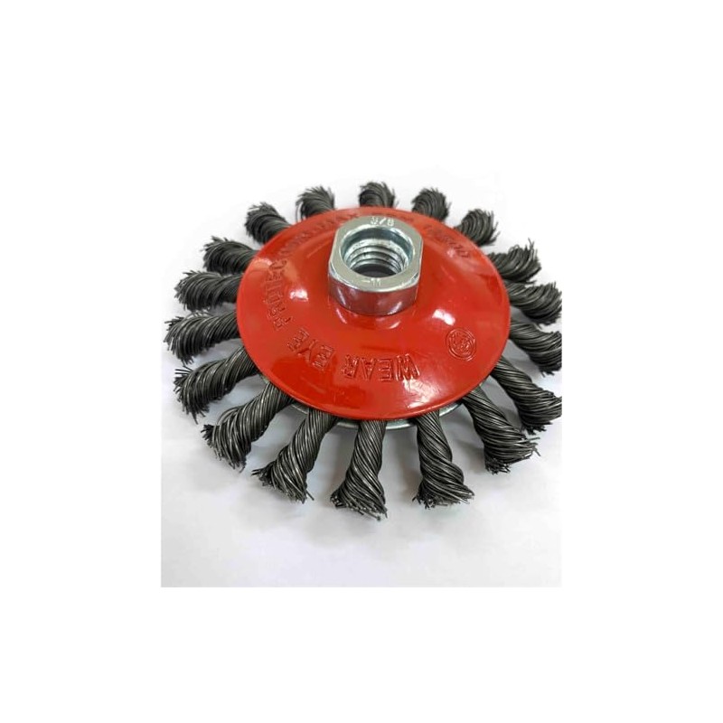 Titan Tools - 4-1/2 in. Knotted Bevel Wire Wheel