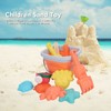 11Pcs Children Sandpit Toy Interactive Educational Reliable Sand Mold Rake