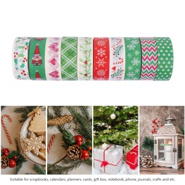 Operitacx 20 Stk Weihnachtsband lichtband weihnachtsbasteln weihnachtsfeier liefert dekoratives Washi-Tape Magnetband Geschenke selbstklebendes Washi-Tape dekoratives Washi-Klebeband Konto