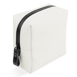 aso tf-v219-p25 Tuft Pouch Plus Waterproof Gadget Pouch, Made in Japan, Gadget Pouch, Travel, Storage, Trinket Bag, Bag-in-Bag, white, M