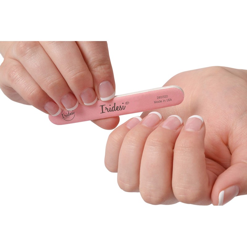 Iridesi Mini Nail Files Pink 3.5 Inches Long by 1/2
