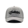 Short Brim Stretch Fitted Baseball Caps Men's Embroidery Structured Mesh
