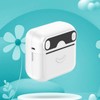 Mini Printer Bluetooth Connection Inkless Printing Portable Pocket Printer for