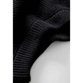 Men's Sweater Vest V-Neck Sleeveless Knitted Cardigan DXL Big and Tall Vest_Black_XX-Large