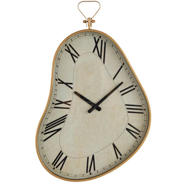 Deco 79 Metal Decorative Wall Clock Wavy Wall Clock for