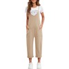 Nirovien Womens Oversized Sleeveless Jumpsuits Loose Spaghetti Strap Baggy Overalls