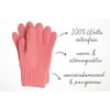 FosterNatur, Children's finger gloves/knitted gloves/wool gloves, 100% extra fine wool,