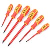 HORUSDY 6-Piece 1000v Insulated Screwdriver Set, Magnetic Tip Electrician screwdriver