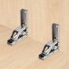 uxcell 90 Degree Folding Shelf Hinge Bracket, 2pcs Hidden Table