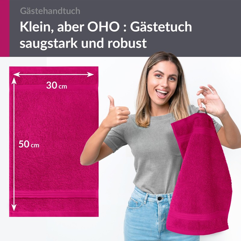 Lashuma Small Guest Hand Towel, 30 x 50 cm, Linz