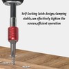 LONGHAO 4 x Bit Extension 60/100/150/300 mm Bit Holder 1/4