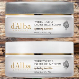 Dalba skin moisturizing cream white truffle double serum and cream 2pcs 70g / 달바 피부촉촉함 수분크림 화이트 트러플 더블 세럼 앤 크림 2개 70g