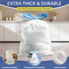 T.FORING 150 Count 4 Gallon Trash Bags Drawstring - 1.1