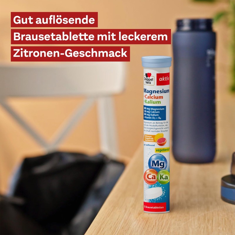 Doppelherz Magnesium + Calcium + Potassium + B6 + D3