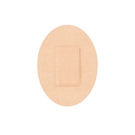American White Cross Soft Flexible Fabric Adhesive Strips, Sterile, 7/8" x 1-1/4" Oval, 100/Box, 12 Box/Case (Pack of 1200)